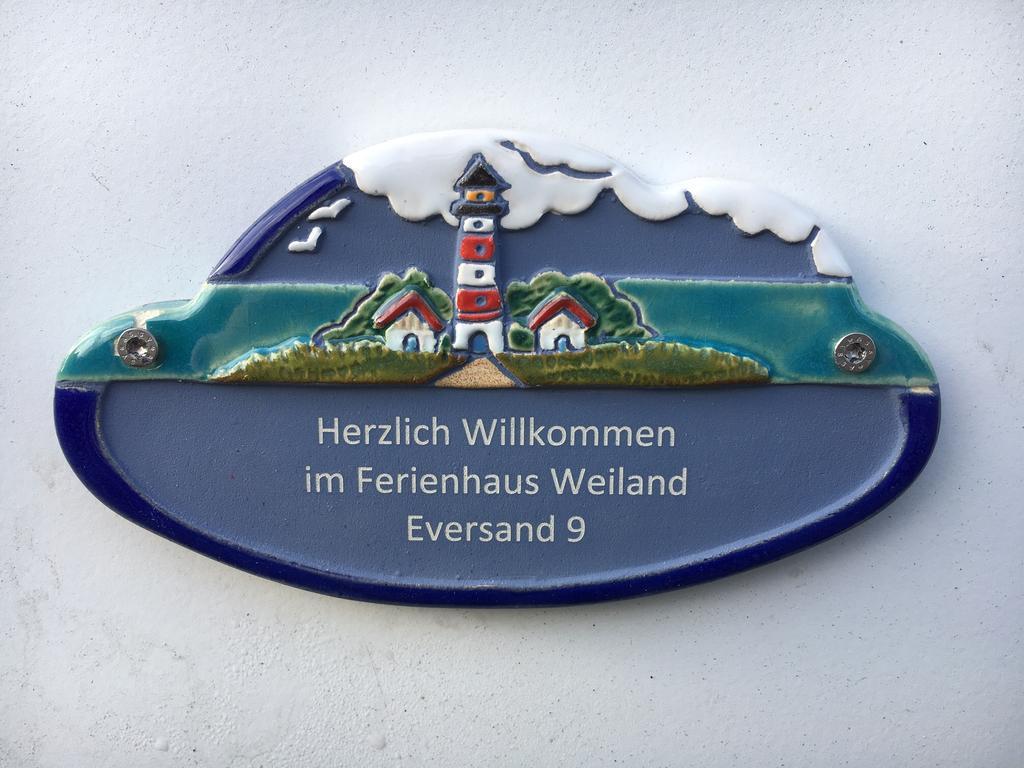 Ferienhaus Strandraeuber Dorumer Neufeld Exterior foto